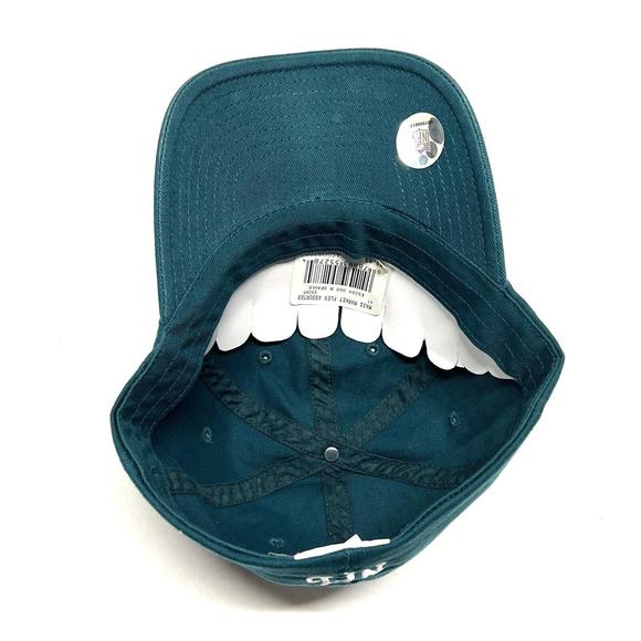Philadelphia Eagles Hat One Size Flex Cap Embroidered NFL Teal Green Blue Y2K - Picture 7 of 12